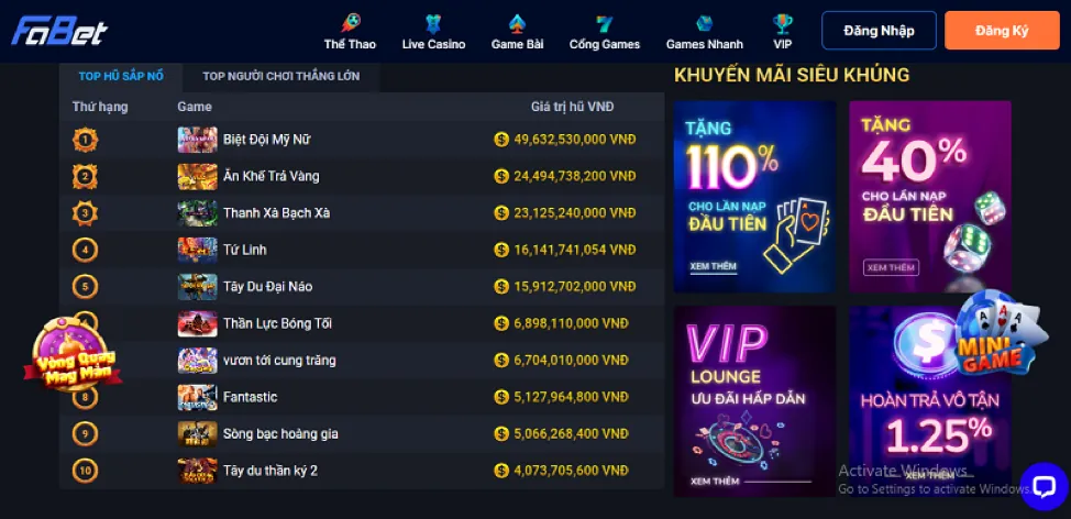 Tổng quan các chương trình đối tác VZ99BET